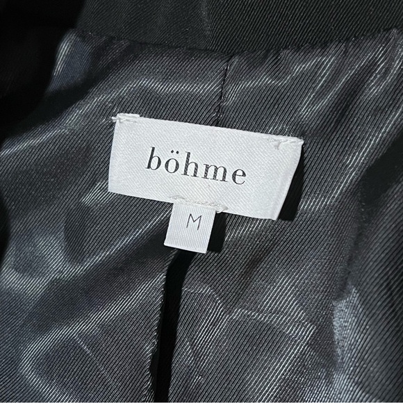 Bohme Crystal oversized blazer Jacket, black size M - Picture 2 of 11